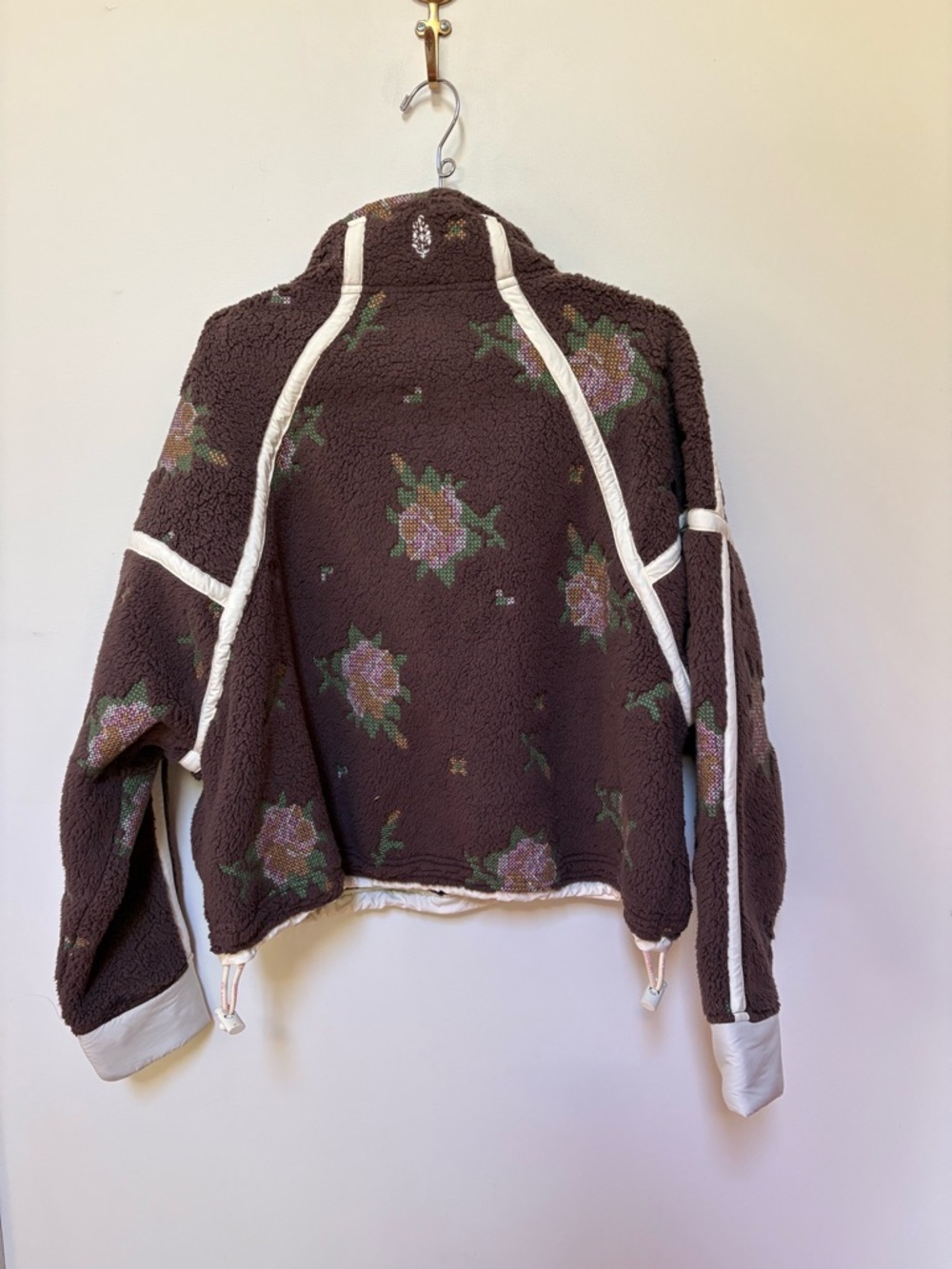 NWOT Free People FP Movement Mountain High Embroidered HalfZip Fleece Size Small - Picture 5 of 13